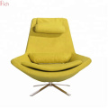 Fabric swivel lounge chair for wingback chair furniture